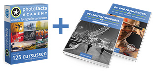 Photofacts Academy + De Lightroombijbel + Photoshopbijbel