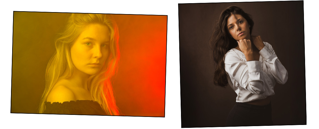 Kleurfilters en Rembrandt verlichting