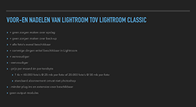 Inleiding: Lightroom Classic versus Lightroom