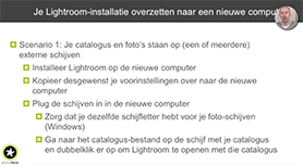 Je Lightroom installatie naar een nieuwe computer overbrengen