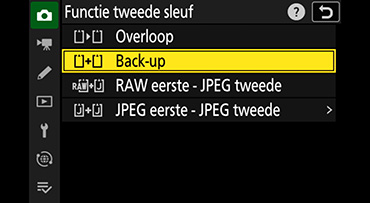 Instellingen voor geheugenkaartsloten