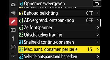 Gewijzigde instellingen terugvinden