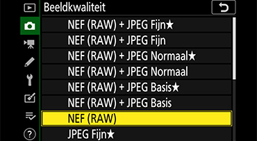 Eenvoudig de beeldkwaliteit instellen