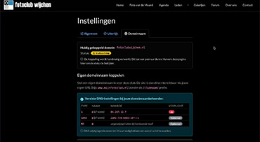 Een eigen domeinnaam gebruiken