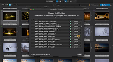 DXO modules