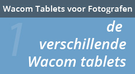 De verschillende Wacom tablets